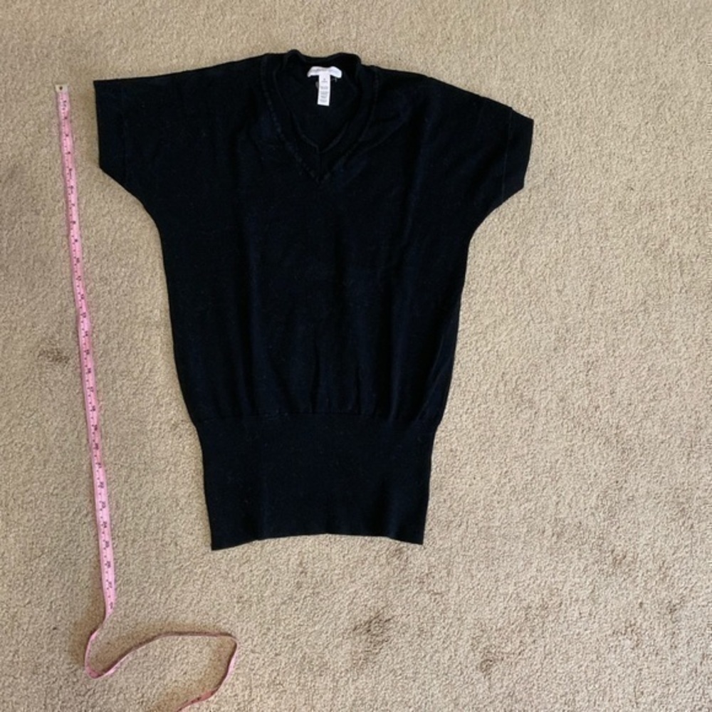 Ambiance Apparel Black Short Sleeved Top Small - Picture 2 of 8
